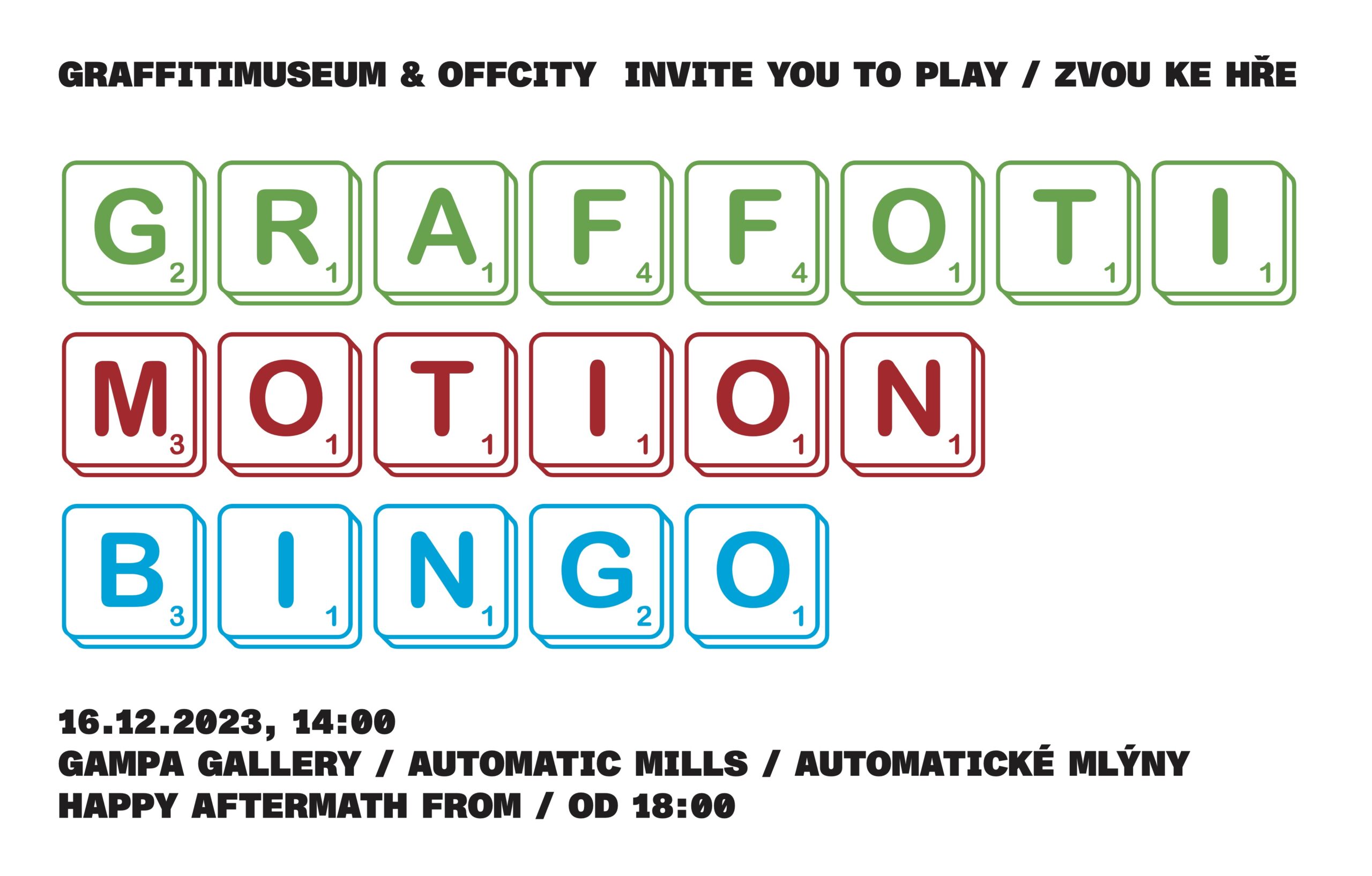 Graffoti Motion Bingo