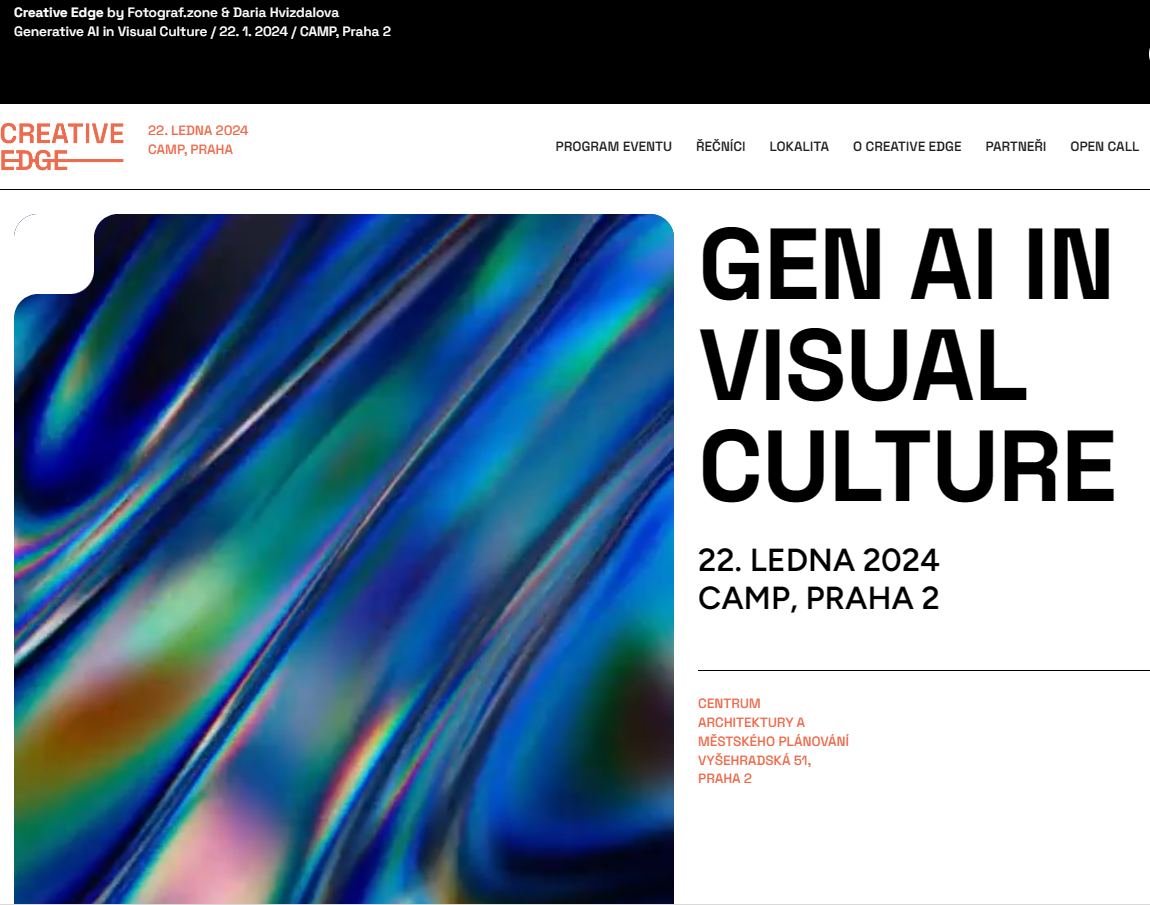 Umělá inteligence a kreativní průmysly ve Sféře 22. ledna 2024 ve Sféře